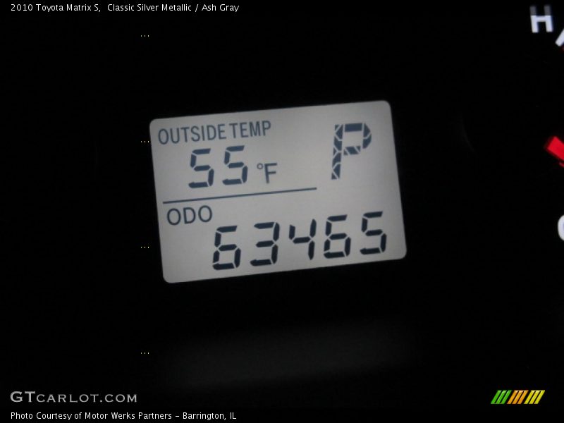 Classic Silver Metallic / Ash Gray 2010 Toyota Matrix S