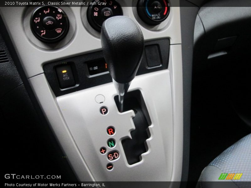 Classic Silver Metallic / Ash Gray 2010 Toyota Matrix S