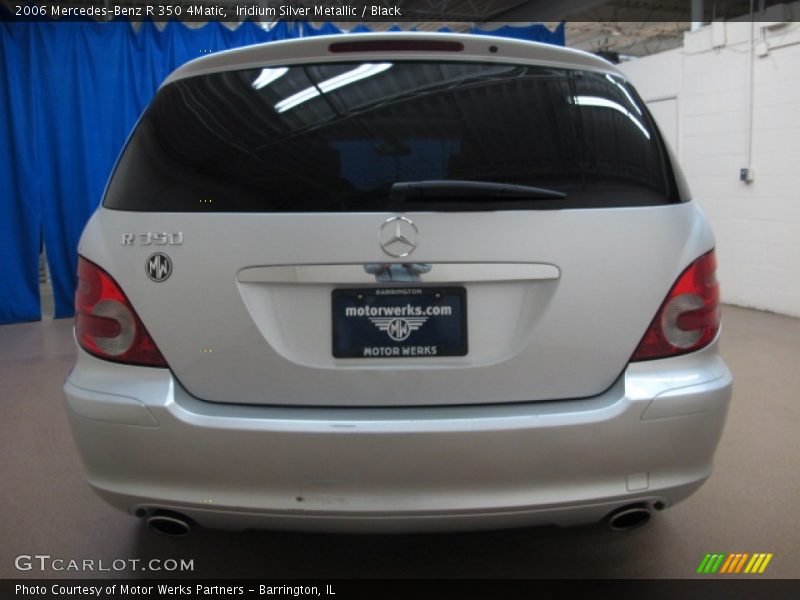 Iridium Silver Metallic / Black 2006 Mercedes-Benz R 350 4Matic