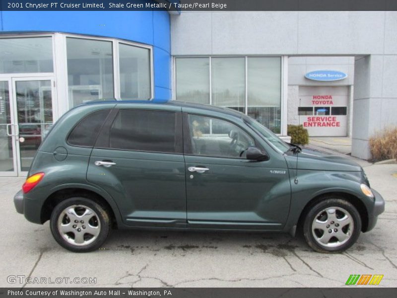 Shale Green Metallic / Taupe/Pearl Beige 2001 Chrysler PT Cruiser Limited
