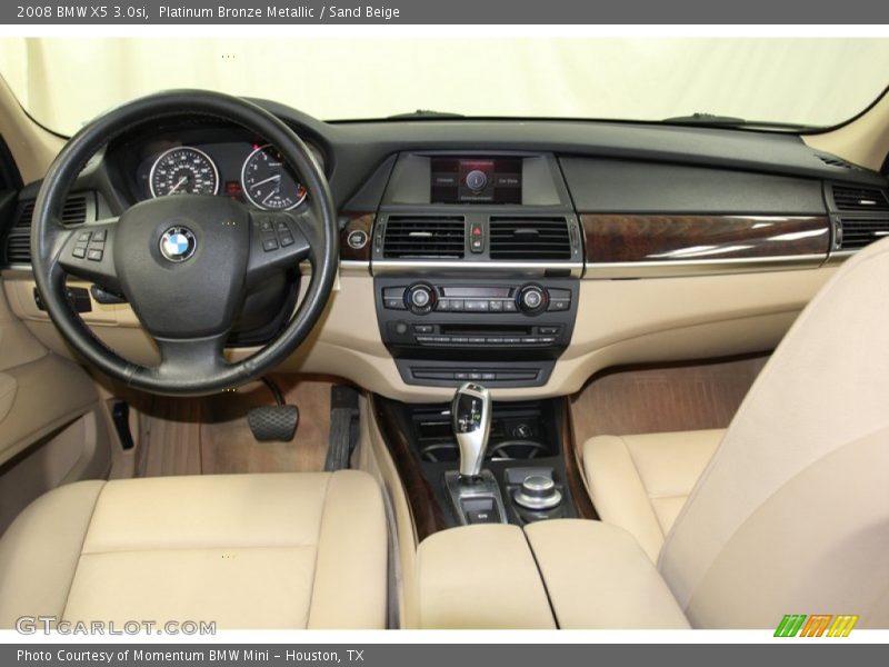 Platinum Bronze Metallic / Sand Beige 2008 BMW X5 3.0si
