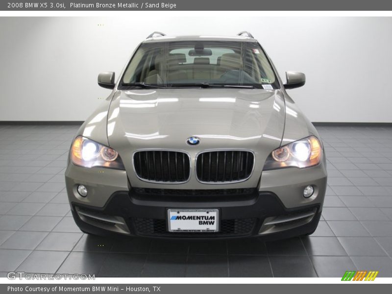 Platinum Bronze Metallic / Sand Beige 2008 BMW X5 3.0si