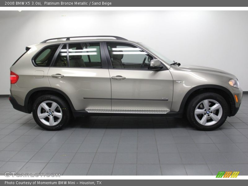 Platinum Bronze Metallic / Sand Beige 2008 BMW X5 3.0si