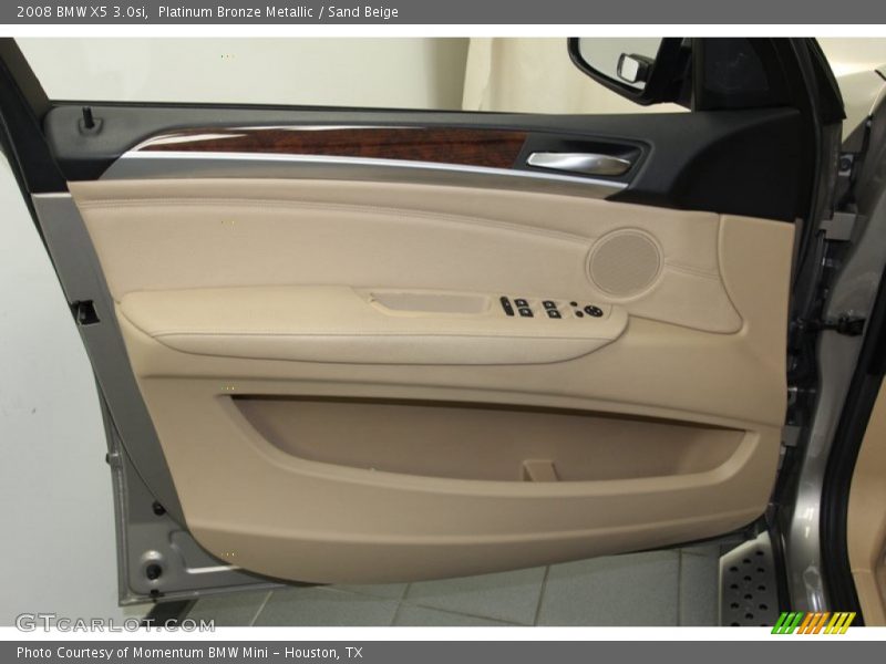 Platinum Bronze Metallic / Sand Beige 2008 BMW X5 3.0si