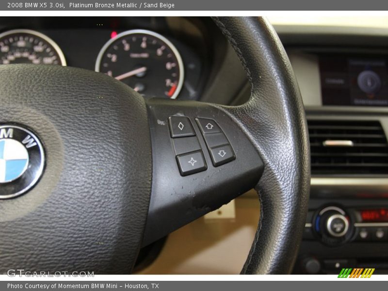 Platinum Bronze Metallic / Sand Beige 2008 BMW X5 3.0si