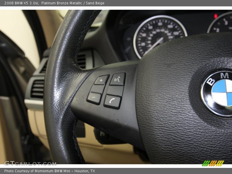 Platinum Bronze Metallic / Sand Beige 2008 BMW X5 3.0si