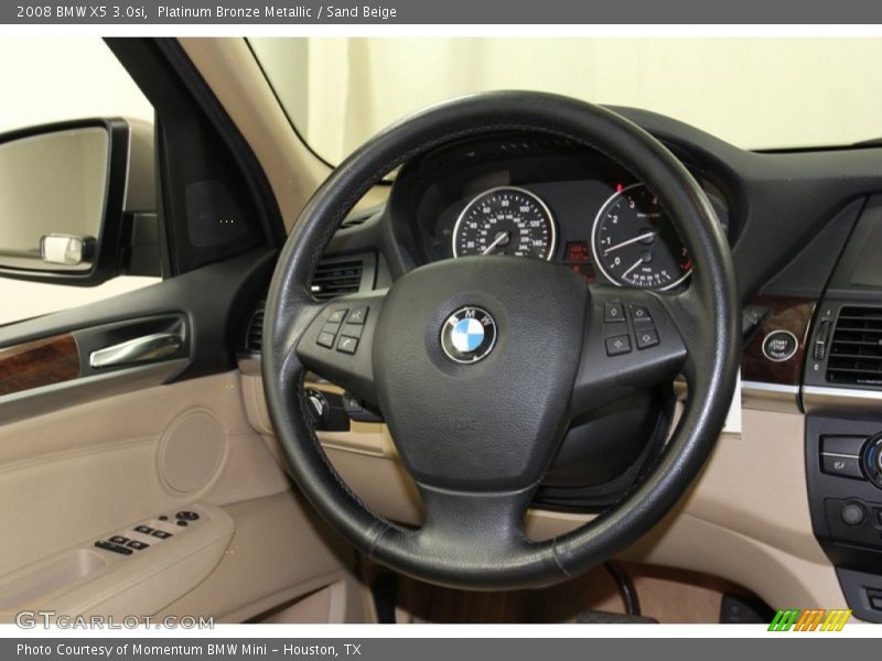 Platinum Bronze Metallic / Sand Beige 2008 BMW X5 3.0si