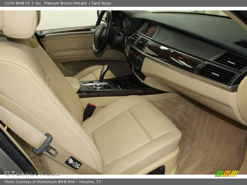Platinum Bronze Metallic / Sand Beige 2008 BMW X5 3.0si