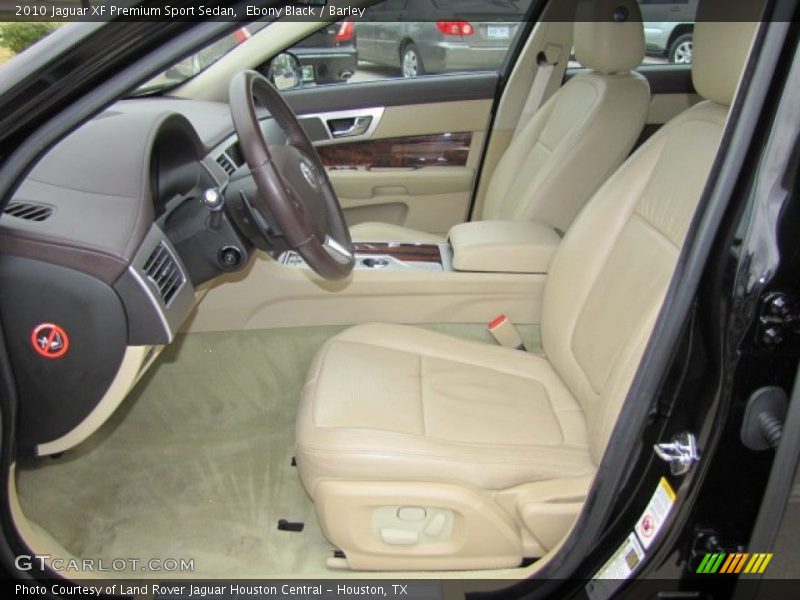  2010 XF Premium Sport Sedan Barley Interior