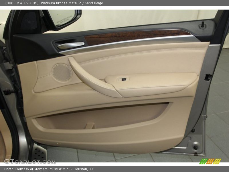 Platinum Bronze Metallic / Sand Beige 2008 BMW X5 3.0si