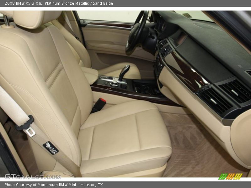 Platinum Bronze Metallic / Sand Beige 2008 BMW X5 3.0si