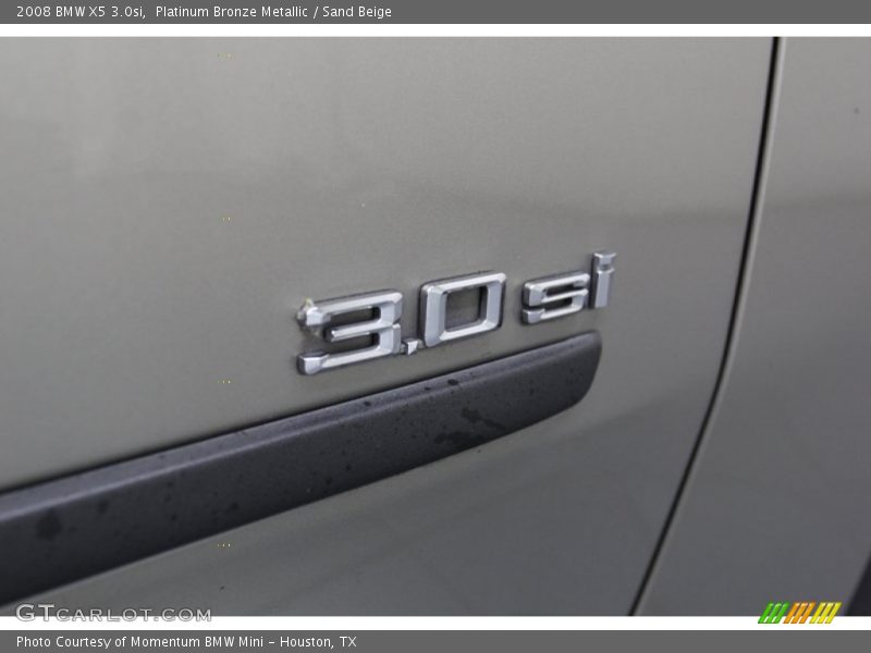 Platinum Bronze Metallic / Sand Beige 2008 BMW X5 3.0si