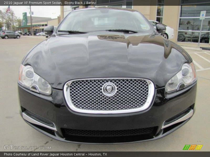 Ebony Black / Barley 2010 Jaguar XF Premium Sport Sedan
