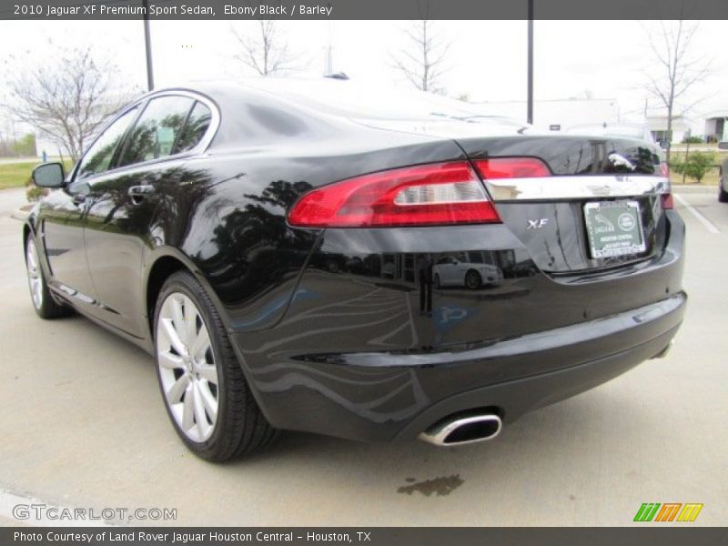 Ebony Black / Barley 2010 Jaguar XF Premium Sport Sedan