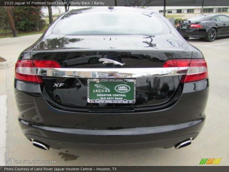 Ebony Black / Barley 2010 Jaguar XF Premium Sport Sedan