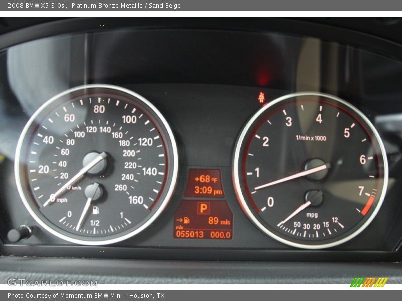 Platinum Bronze Metallic / Sand Beige 2008 BMW X5 3.0si