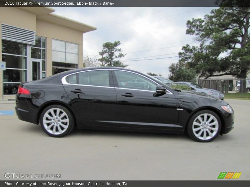 Ebony Black / Barley 2010 Jaguar XF Premium Sport Sedan