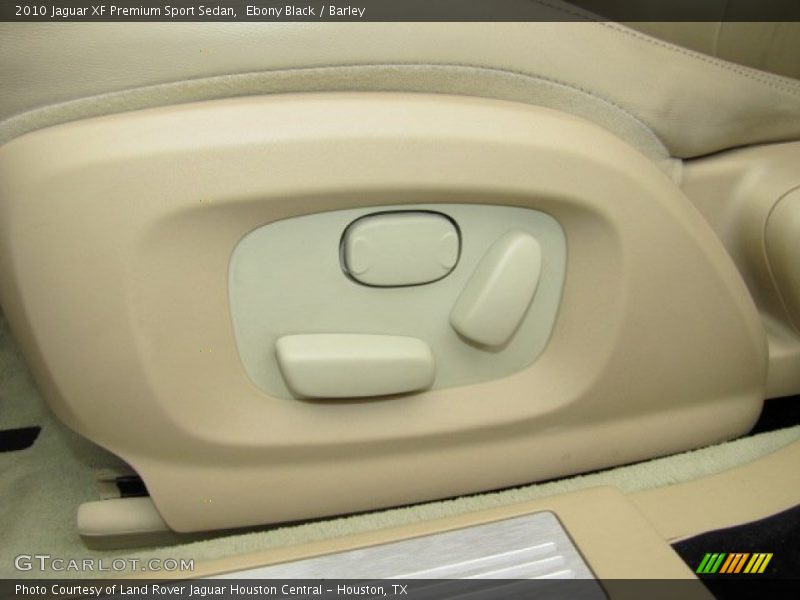 Ebony Black / Barley 2010 Jaguar XF Premium Sport Sedan