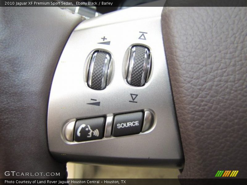 Controls of 2010 XF Premium Sport Sedan