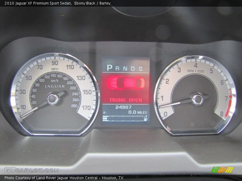  2010 XF Premium Sport Sedan Premium Sport Sedan Gauges