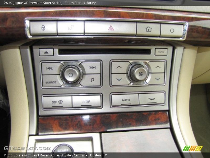 Controls of 2010 XF Premium Sport Sedan