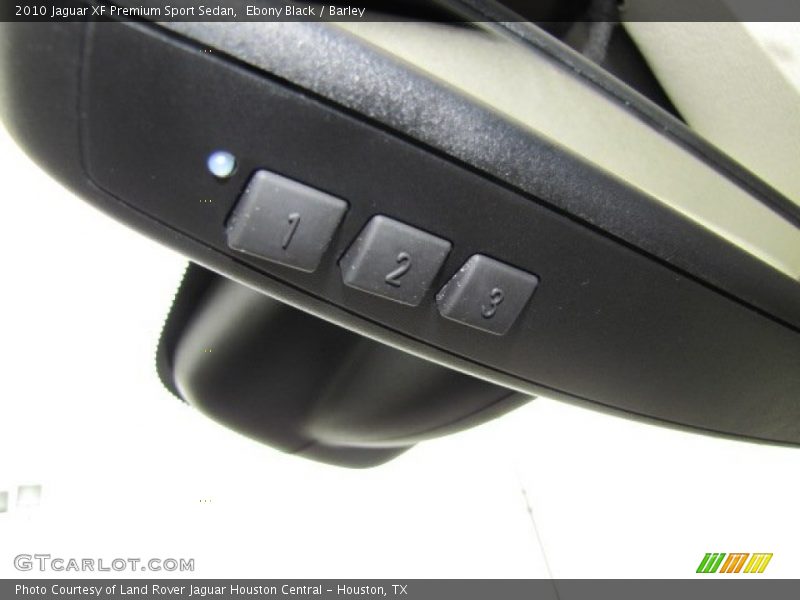 Ebony Black / Barley 2010 Jaguar XF Premium Sport Sedan