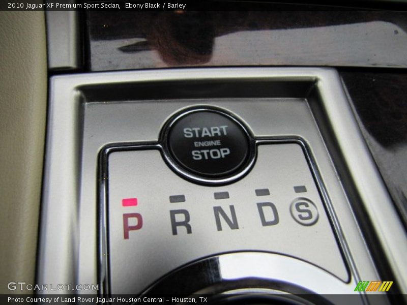  2010 XF Premium Sport Sedan 6 Speed Jaguar Sequential Shift Automatic Shifter