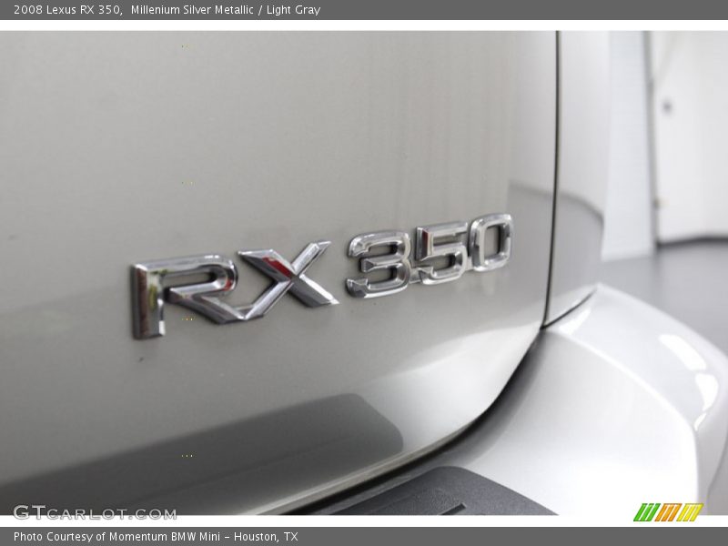Millenium Silver Metallic / Light Gray 2008 Lexus RX 350