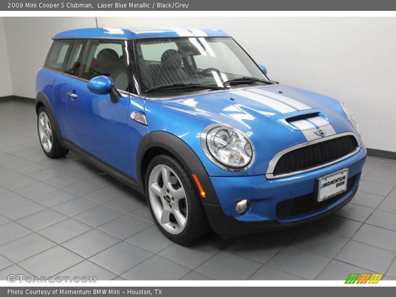 Laser Blue Metallic / Black/Grey 2009 Mini Cooper S Clubman