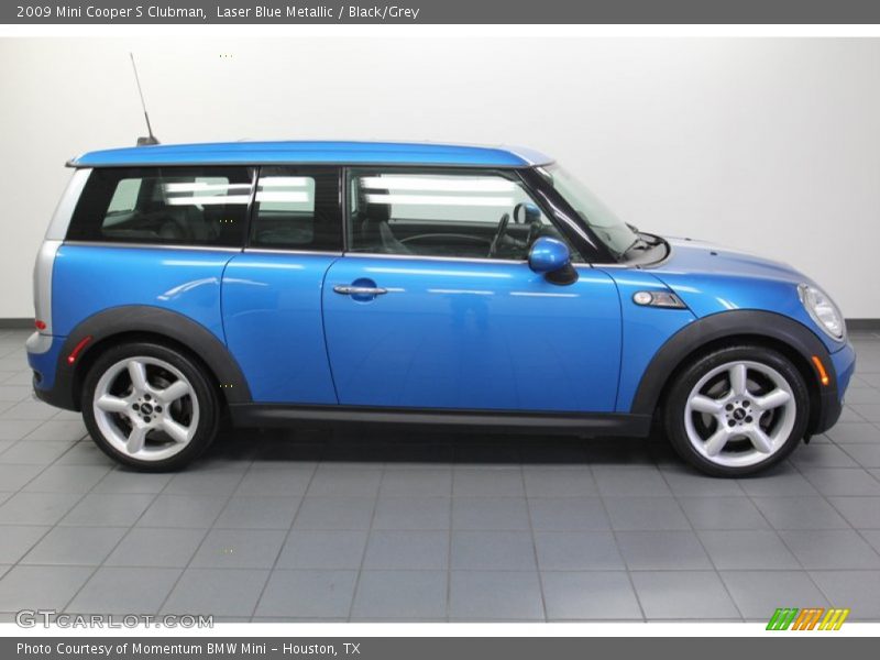 Laser Blue Metallic / Black/Grey 2009 Mini Cooper S Clubman