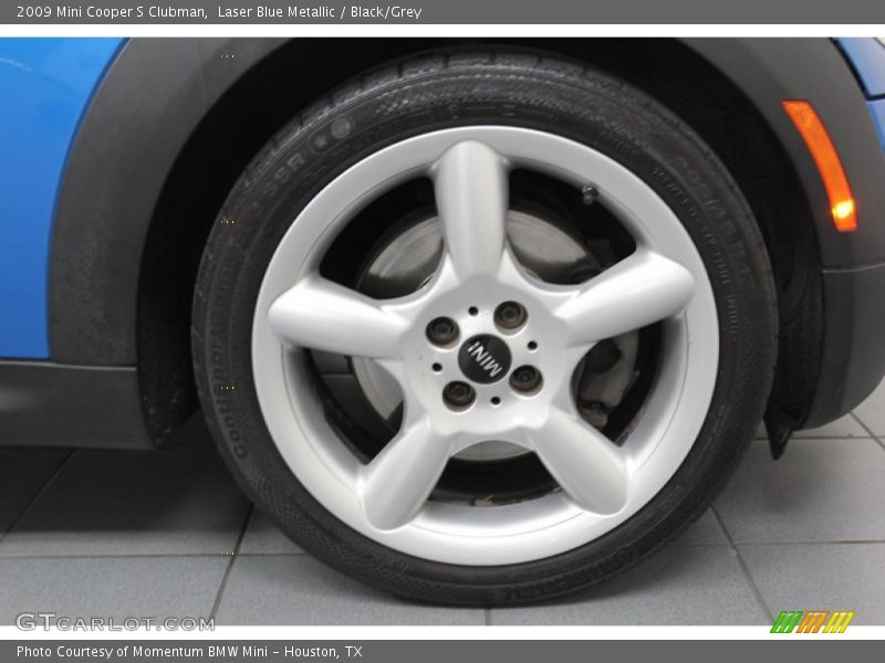 Laser Blue Metallic / Black/Grey 2009 Mini Cooper S Clubman