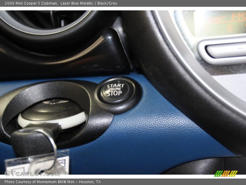 Laser Blue Metallic / Black/Grey 2009 Mini Cooper S Clubman