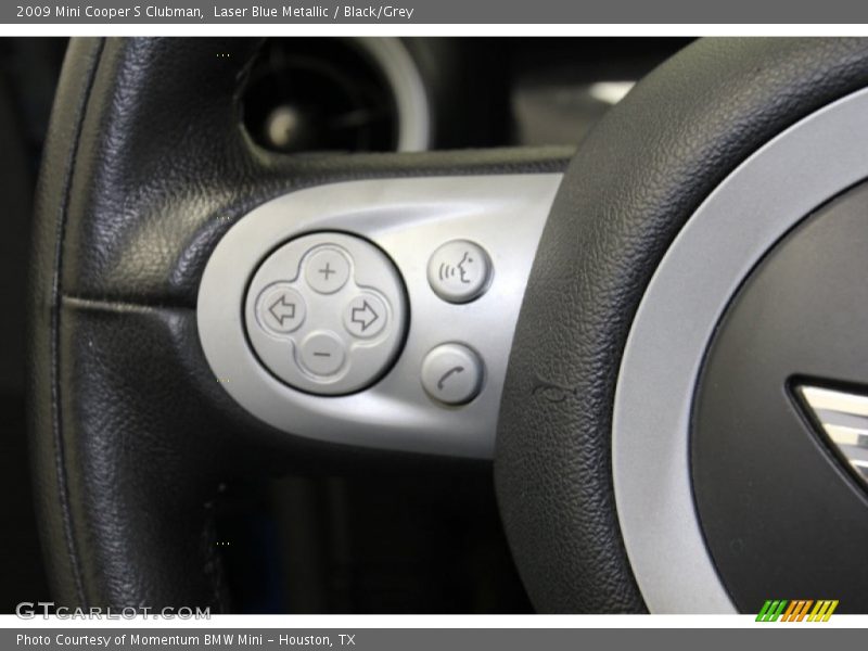 Laser Blue Metallic / Black/Grey 2009 Mini Cooper S Clubman