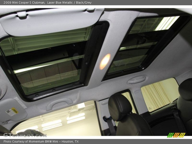 Laser Blue Metallic / Black/Grey 2009 Mini Cooper S Clubman