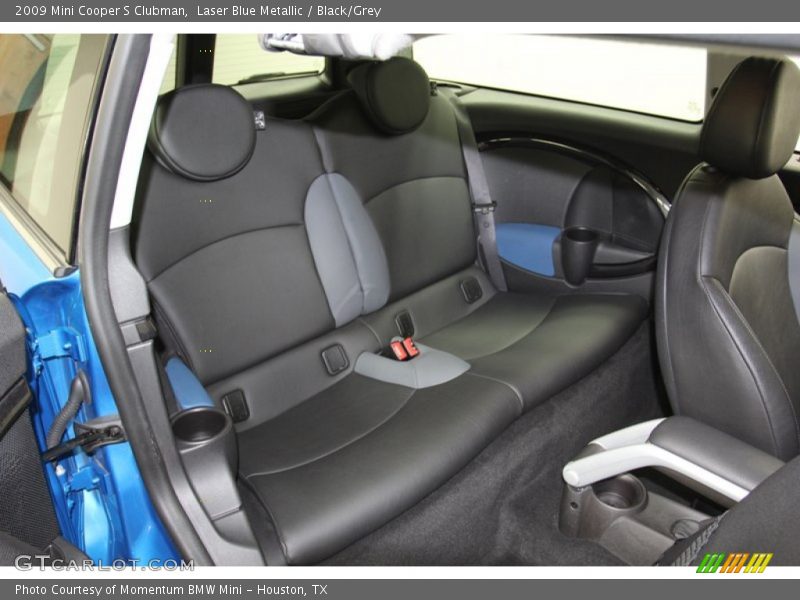 Laser Blue Metallic / Black/Grey 2009 Mini Cooper S Clubman
