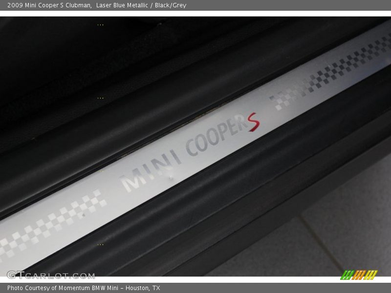 Laser Blue Metallic / Black/Grey 2009 Mini Cooper S Clubman