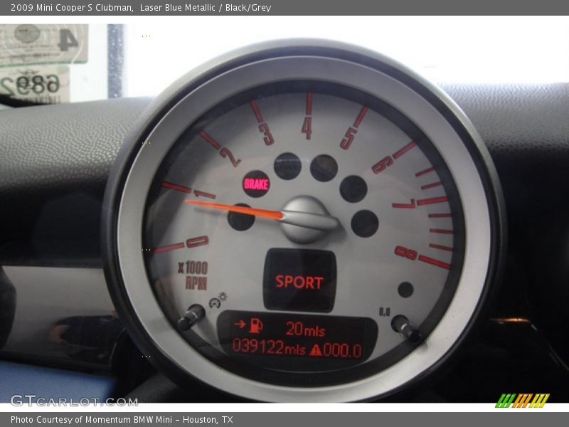 Laser Blue Metallic / Black/Grey 2009 Mini Cooper S Clubman