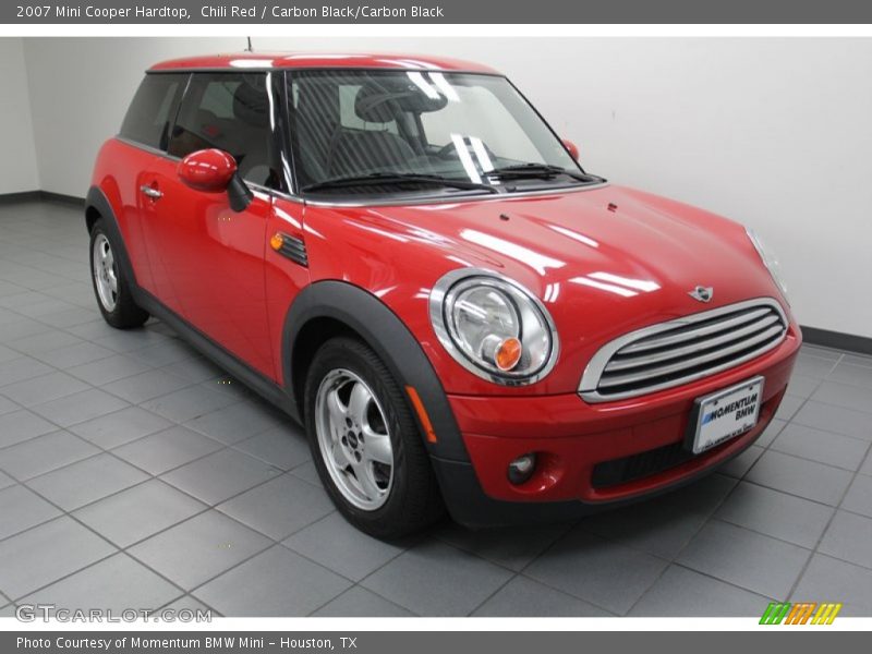 Chili Red / Carbon Black/Carbon Black 2007 Mini Cooper Hardtop