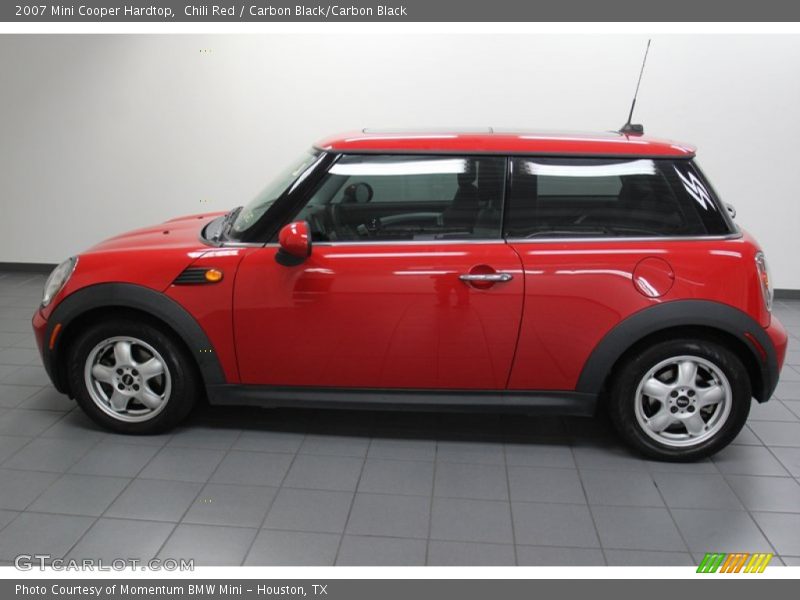 Chili Red / Carbon Black/Carbon Black 2007 Mini Cooper Hardtop