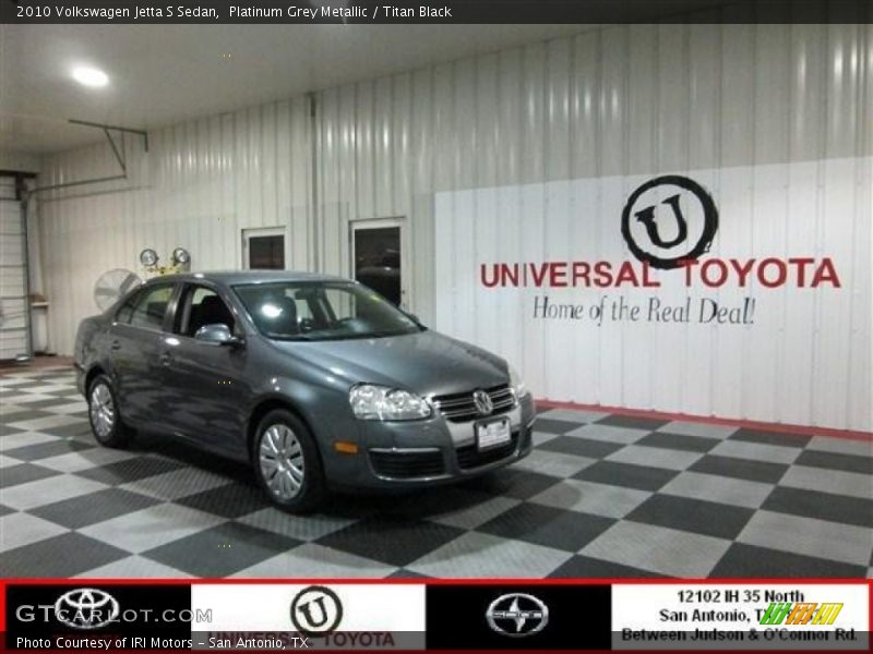 Platinum Grey Metallic / Titan Black 2010 Volkswagen Jetta S Sedan