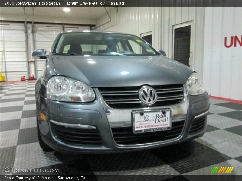 Platinum Grey Metallic / Titan Black 2010 Volkswagen Jetta S Sedan