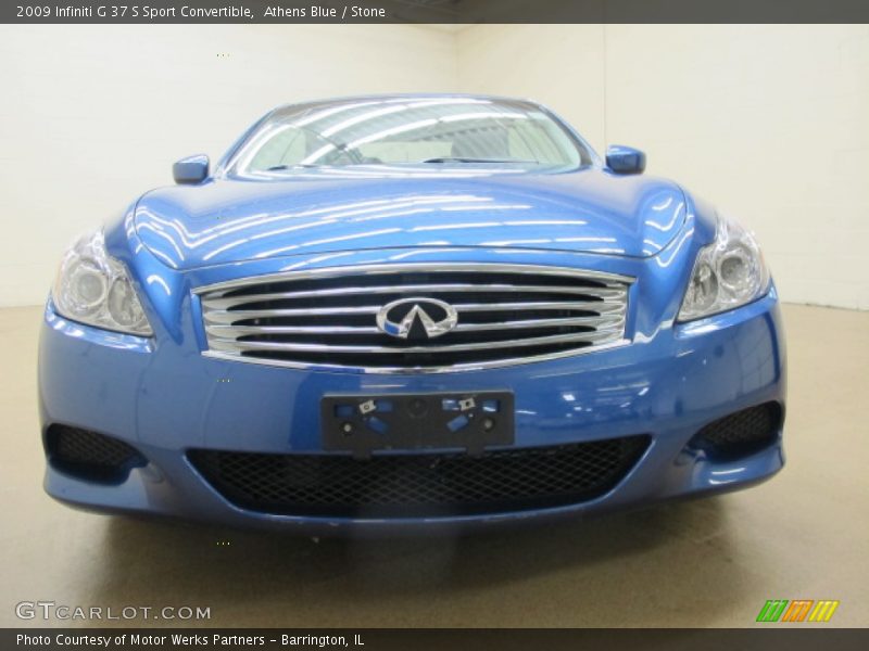 Athens Blue / Stone 2009 Infiniti G 37 S Sport Convertible