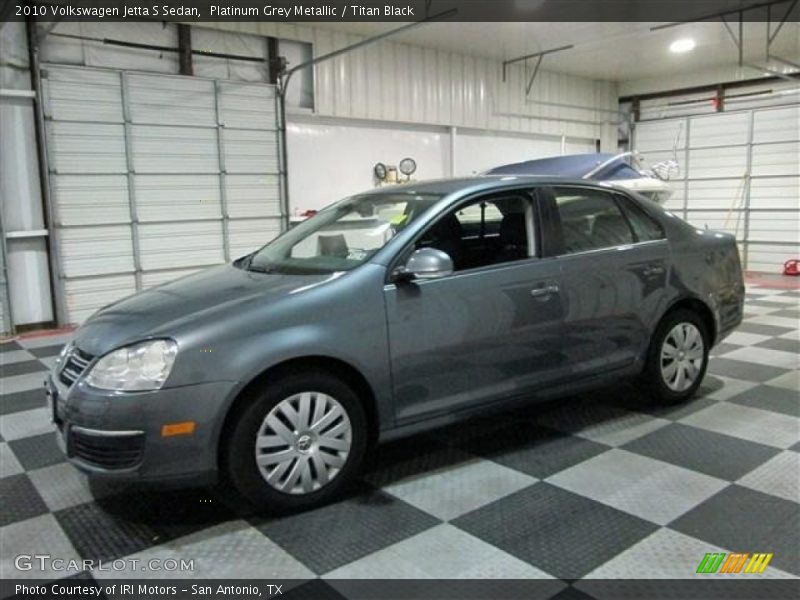 Platinum Grey Metallic / Titan Black 2010 Volkswagen Jetta S Sedan