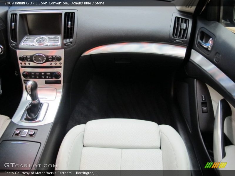 Athens Blue / Stone 2009 Infiniti G 37 S Sport Convertible