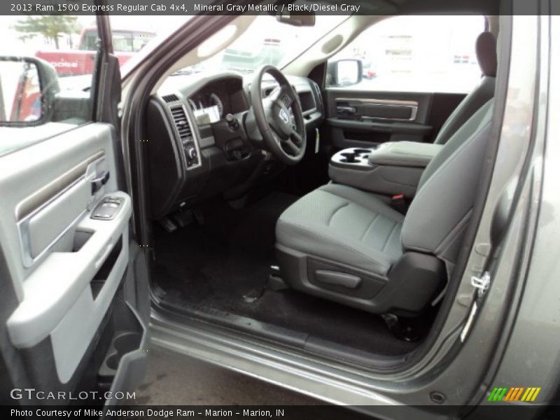 Mineral Gray Metallic / Black/Diesel Gray 2013 Ram 1500 Express Regular Cab 4x4