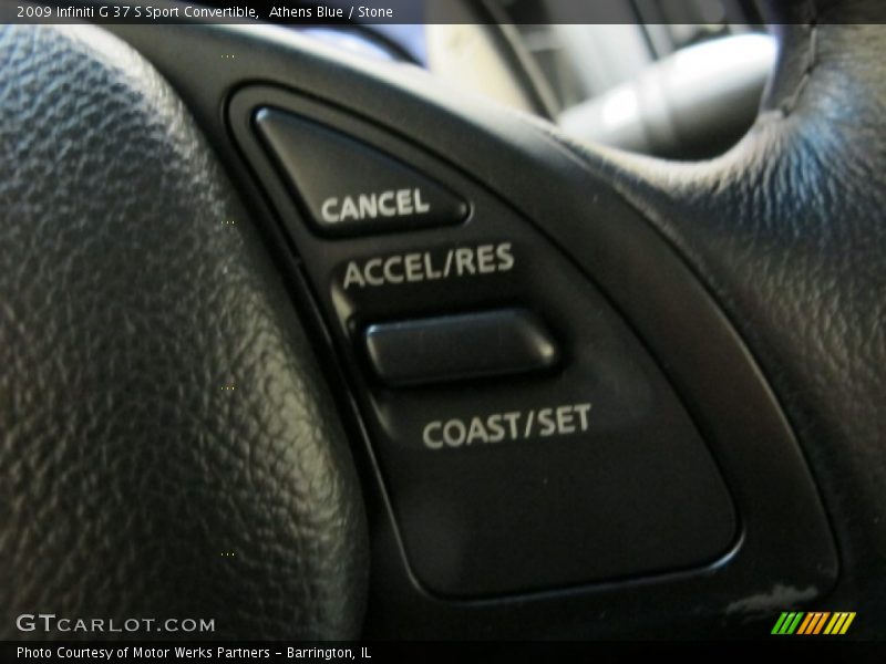 Athens Blue / Stone 2009 Infiniti G 37 S Sport Convertible