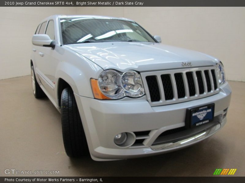 Bright Silver Metallic / Dark Slate Gray 2010 Jeep Grand Cherokee SRT8 4x4