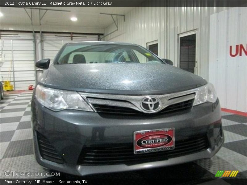 Magnetic Gray Metallic / Light Gray 2012 Toyota Camry LE