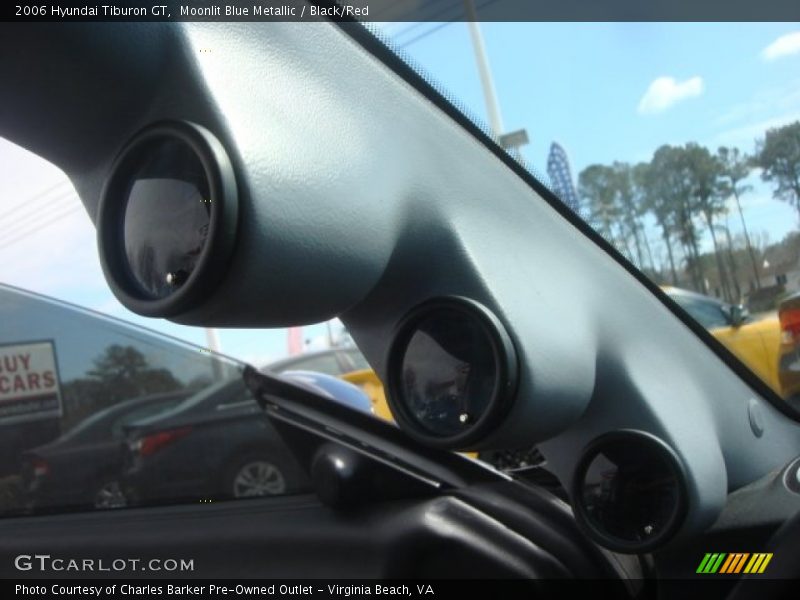 Moonlit Blue Metallic / Black/Red 2006 Hyundai Tiburon GT