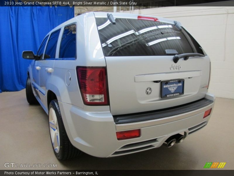 Bright Silver Metallic / Dark Slate Gray 2010 Jeep Grand Cherokee SRT8 4x4